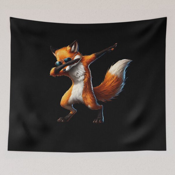 Item preview, Dabbing Fox Animal Lover designed and sold by Kimberley King Art  King Art.