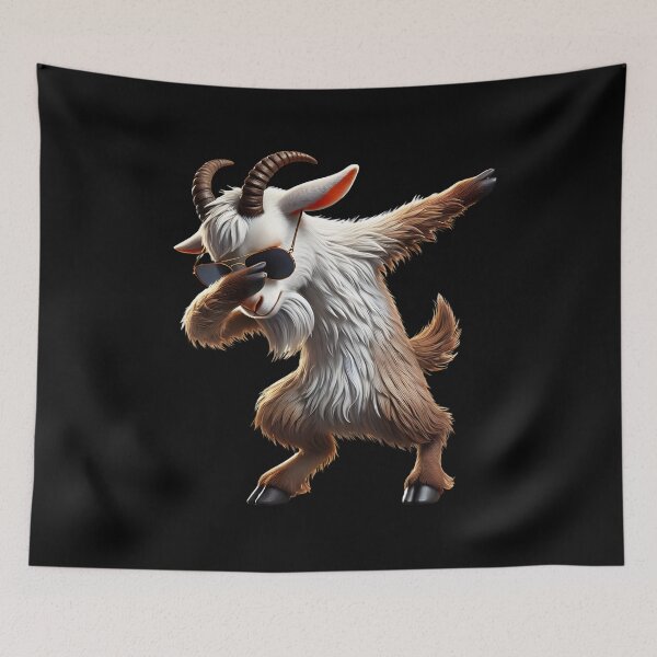 Item preview, Dabbing Goat Animal Lover Farmer designed and sold by Kimberley King Art  King Art.