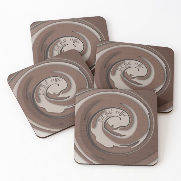 Item preview, But First… Coffee: Swirled Paper-Cut Espresso Art designed and sold by BumbleVee ☀️.
