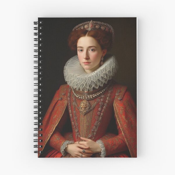 Item preview, Elizabeth Bathory vintage royal portrait art designed and sold by Vintage Designs +.