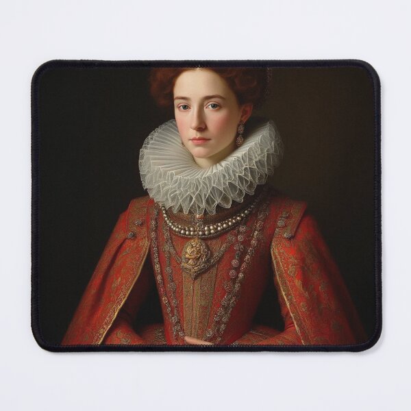 Item preview, Elizabeth Bathory vintage royal portrait art designed and sold by Vintage Designs +.