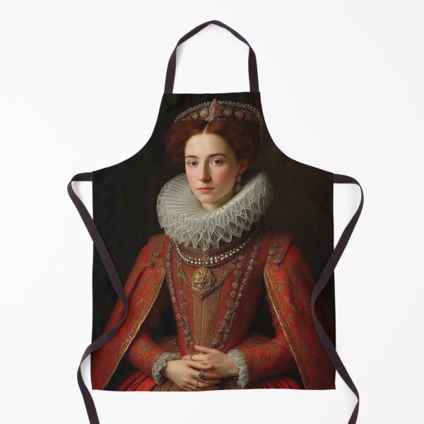 Item preview, Elizabeth Bathory vintage royal portrait art designed and sold by Vintage Designs +.