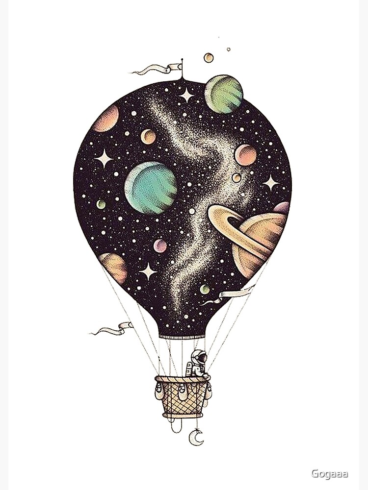 hot air balloon art