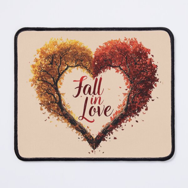 Item preview, Heart-Shaped Autumn Trees with Love Message designed and sold by Iuqiune.