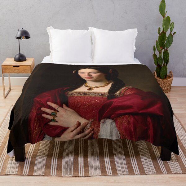 Item preview,  Elizabeth Bathory vintage royal portrait art designed and sold by Vintage Designs +.