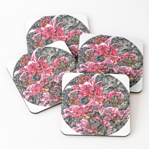 Item preview, ambers flowers riddled round abstract design designed and sold by SmashingDeals.
