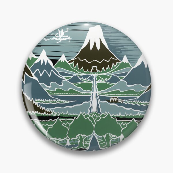Item preview, A Halflings Journey On A Mountain Path Through An Elven Wood In The Style Of J.R.R.Tolkien designed and sold by IZIAHDEBORASHOP.