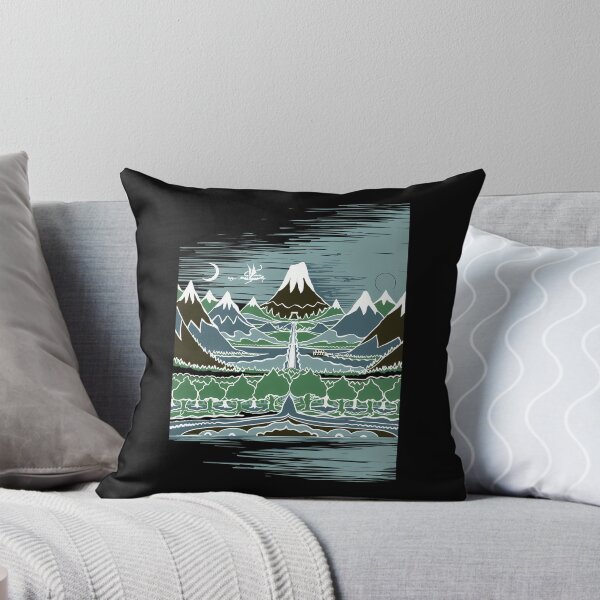 Item preview, A Halflings Journey On A Mountain Path Through An Elven Wood In The Style Of J.R.R.Tolkien designed and sold by IZIAHDEBORASHOP.