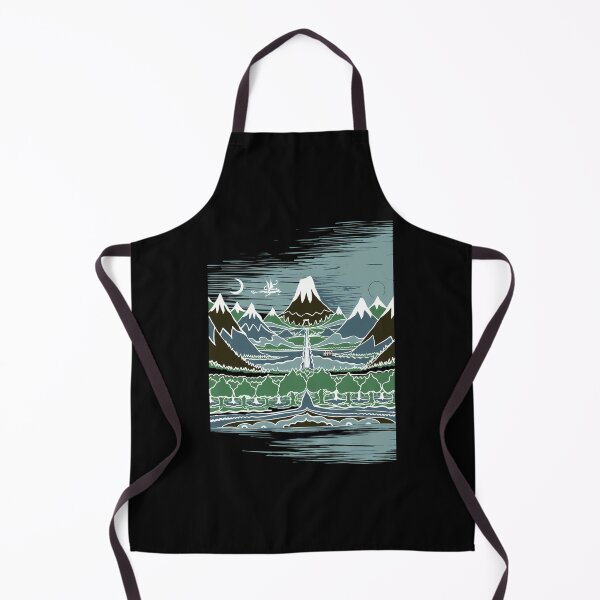Item preview, A Halflings Journey On A Mountain Path Through An Elven Wood In The Style Of J.R.R.Tolkien designed and sold by IZIAHDEBORASHOP.