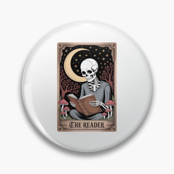 Item preview, The Reader antique tarot cartomancy – Gothic Book Lover Design designed and sold by Love Between Pages.