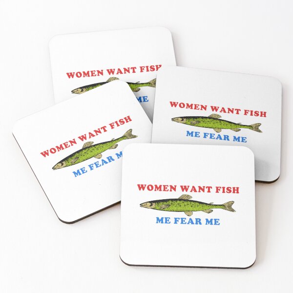 Item preview, Women Want Fish Me Fear Me - Oddly Specific Meme Fishing designed and sold by estebandonnelly.