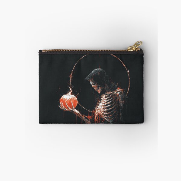 Item preview, Ember Halo Reaper — Neon Skeleton with Pumpkin designed and sold by AJ Lab.