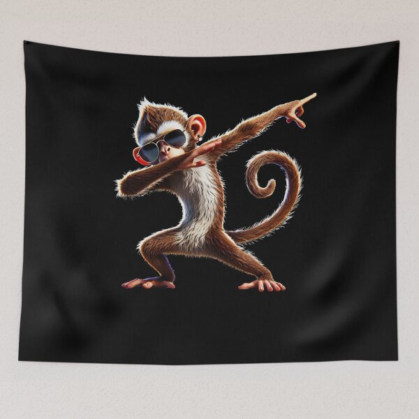 Item preview, Dabbing Monkey Animal Lover designed and sold by Kimberley King Art  King Art.