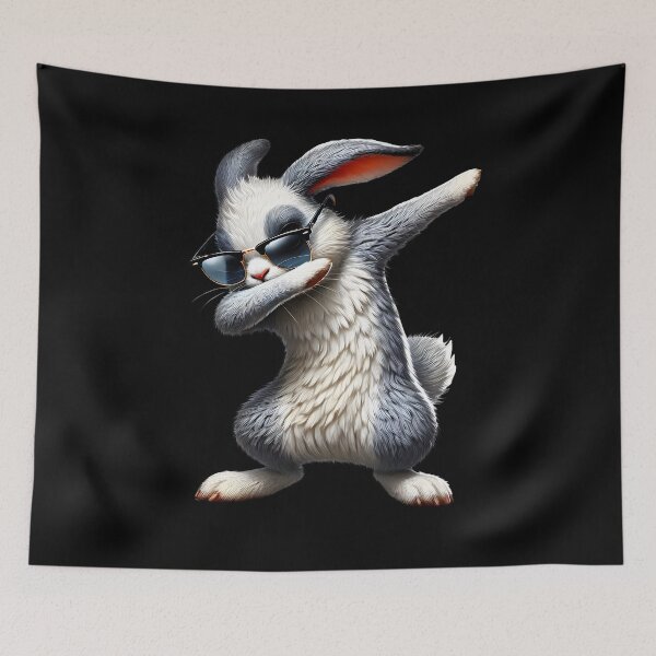 Item preview, Dabbing Rabbit Animal Lover designed and sold by Kimberley King Art  King Art.