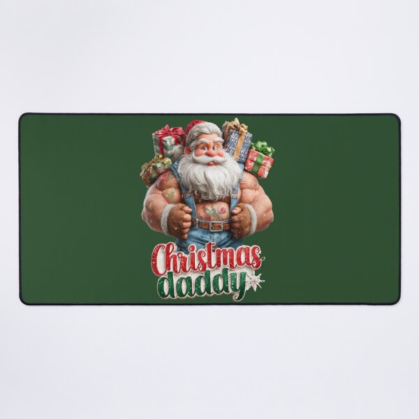 Item preview, Daddy Christmas – Funny Muscular Santa Illustration designed and sold by Maryna_Reine.