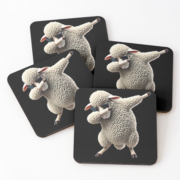 Item preview, Dabbing Sheep Animal Lover Farmer designed and sold by Kimberley King Art  King Art.