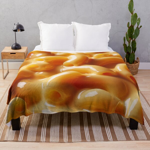 Item preview, Close-Up of Creamy Macaroni Pasta Covered in Cheddar Cheese Sauce designed and sold by KanDa-Shop.