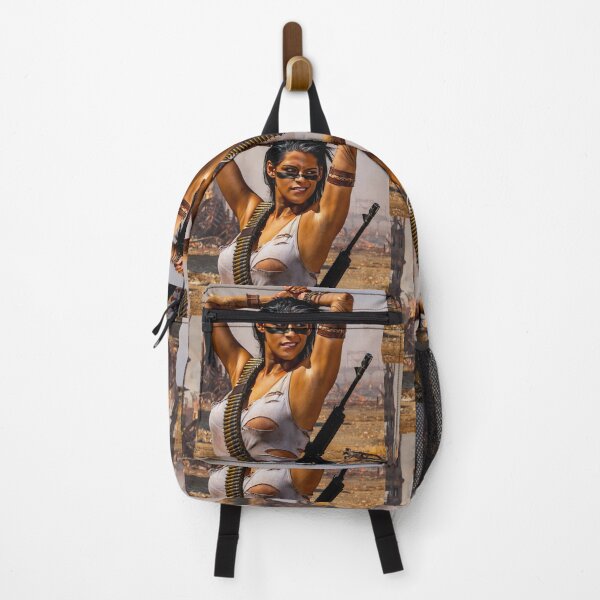 Item preview, Post Apocalyptic warrior woman resting after battle designed and sold by Vintage Designs +.
