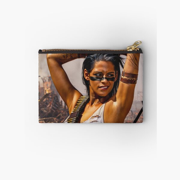 Item preview, Post Apocalyptic warrior woman resting after battle designed and sold by Vintage Designs +.