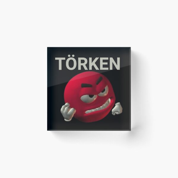 Item preview, Turkish Red Evil Emoji German designed and sold by Margaincent.