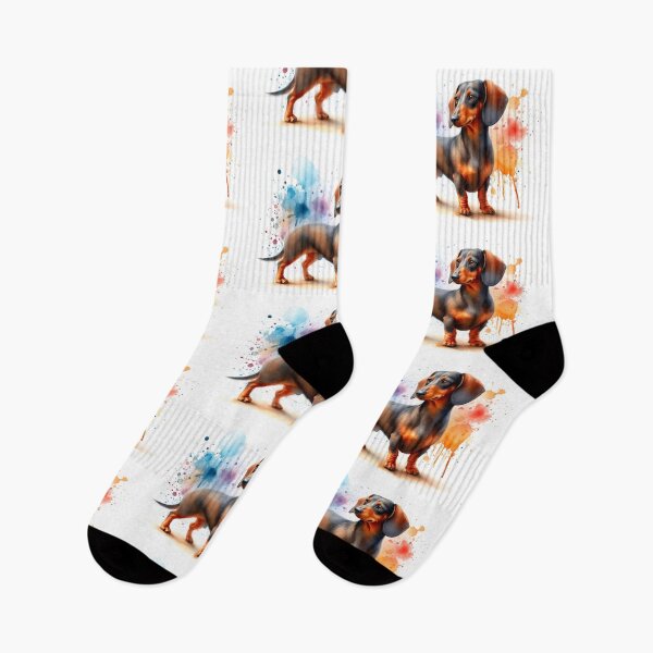 Item preview, Dachshund dog in watercolor designed and sold by paulrommer.