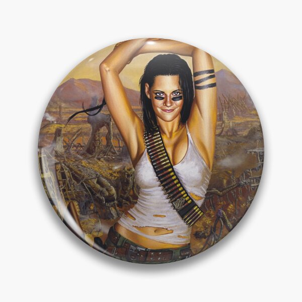 Item preview, Post Apocalyptic warrior woman resting after battle designed and sold by Vintage Designs +.