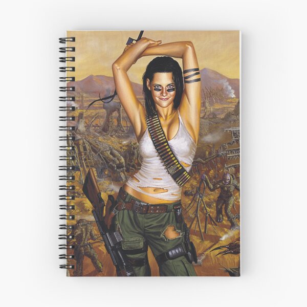 Item preview, Post Apocalyptic warrior woman resting after battle designed and sold by Vintage Designs +.