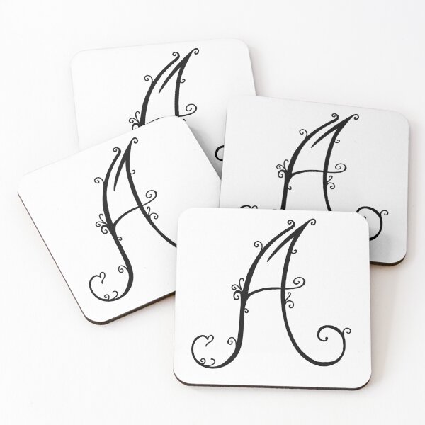 Item preview, Monogram letter A, Alphabet designed and sold by ASdessins.
