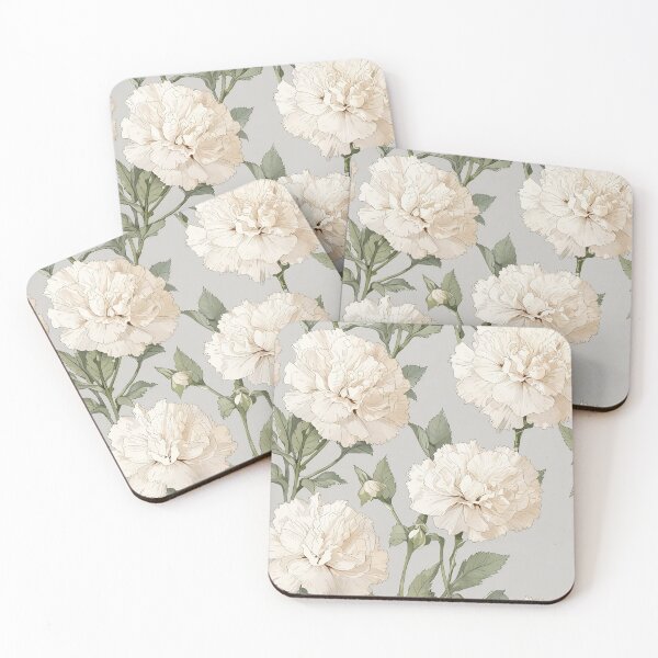 Item preview, White Carnations designed and sold by CoolPixels.