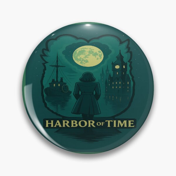 Item preview, Moonlit Harbor & Clockwork Dreams. Between tranquility, mechanics, and magic – a scene full of story vibes designed and sold by FotoworldEdel.