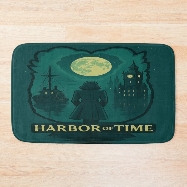 Item preview, Moonlit Harbor & Clockwork Dreams. Between tranquility, mechanics, and magic – a scene full of story vibes designed and sold by FotoworldEdel.
