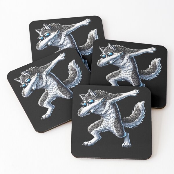 Item preview, Dabbing Wolf Animal Lover designed and sold by Kimberley King Art  King Art.