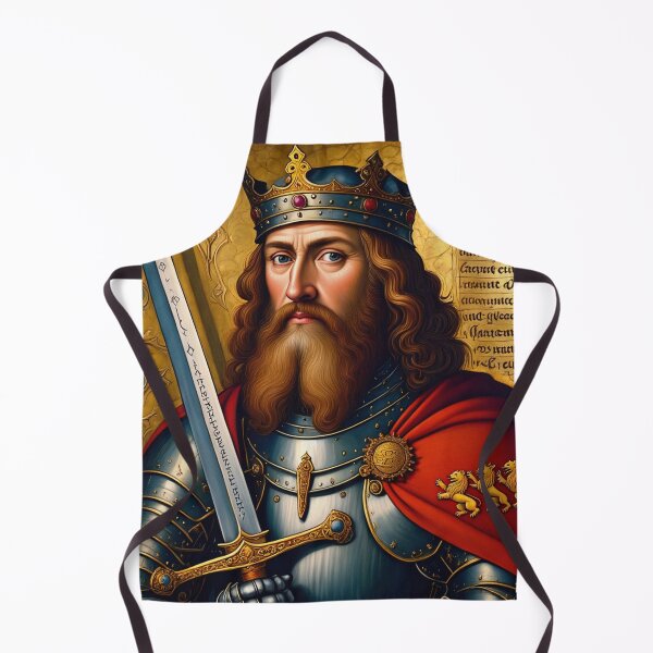 Item preview, King Arthur medieval portrait art designed and sold by Vintage Designs +.