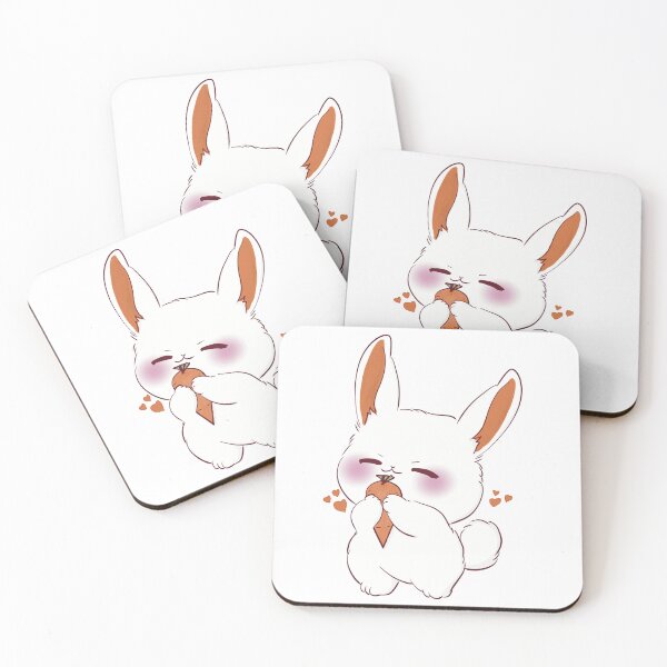Artikelvorschau, Hase mit Karotte süßes Design entworfen und verkauft von MellowMayStudio.