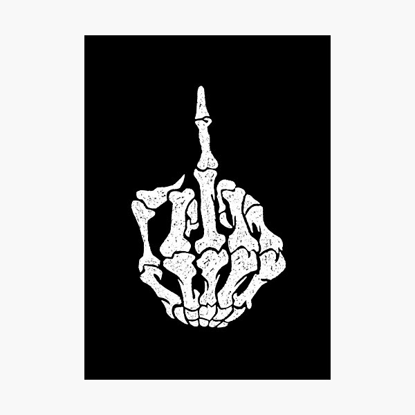 Item preview, Copy of Skeleten Middle Finger designed and sold by Nikita Abakumov.