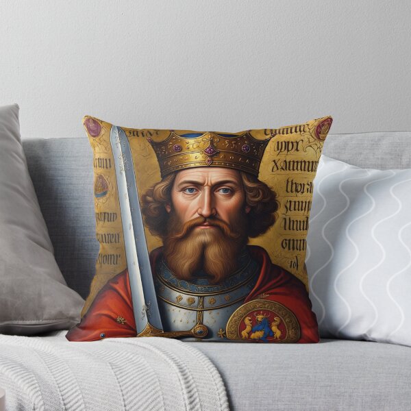 Item preview,  King Arthur medieval portrait art designed and sold by Vintage Designs +.