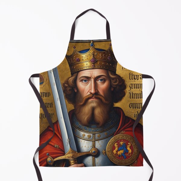 Item preview, King Arthur medieval portrait art designed and sold by Vintage Designs +.