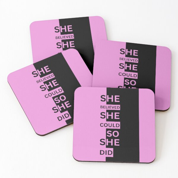 Item preview, SHE BELIEVED SHE COULD SO SHE DID  designed and sold by MKH GARDEN STORE.