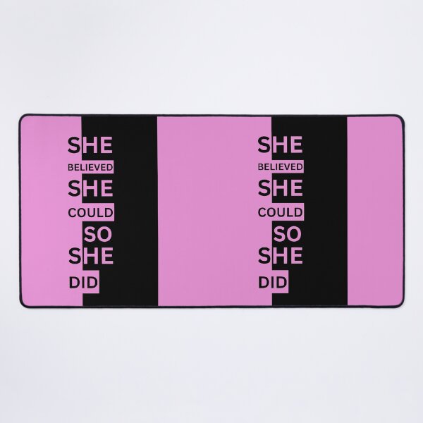 Item preview, SHE BELIEVED SHE COULD SO SHE DID designed and sold by MKH GARDEN STORE.