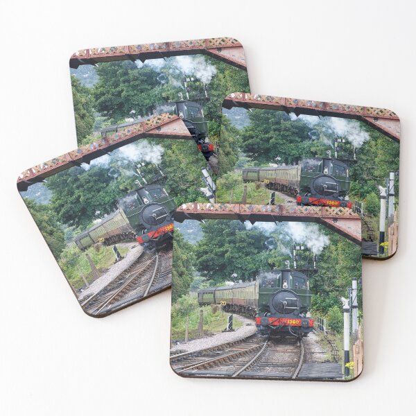 Item preview, Great Western Railway Steam Engine 1369 at Buckfastleigh Station in Devon England UK designed and sold by John Gilham - Landscape Photography.