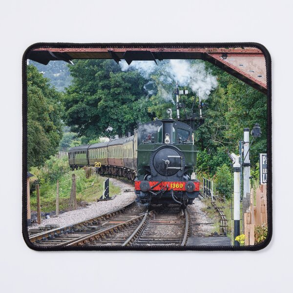 Item preview, Great Western Railway Steam Engine 1369 at Buckfastleigh Station in Devon England UK designed and sold by John Gilham - Landscape Photography.