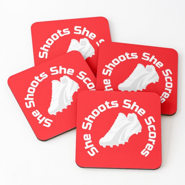 Item preview, She Shoots She Scores Funny Women’s Girls Soccer Football Mom Boot Cleat designed and sold by WhackingTax.