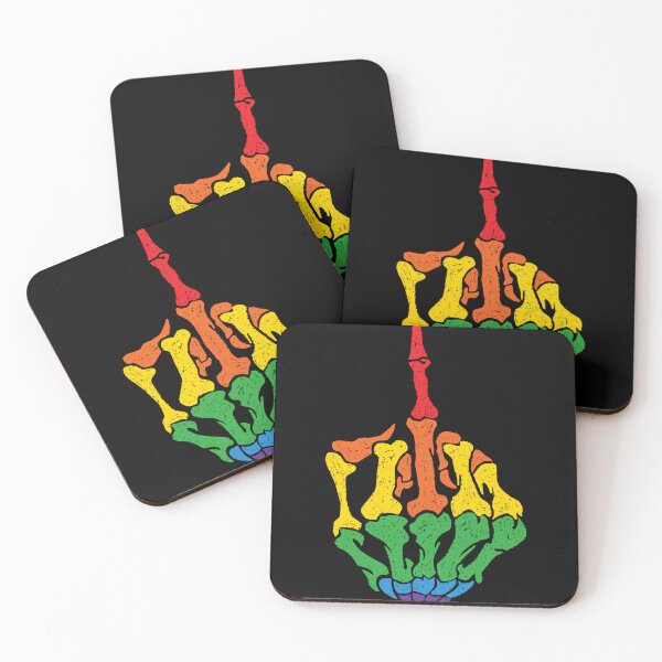 Item preview, LGBTQ Skeleten Middle Finger designed and sold by Nikita Abakumov.