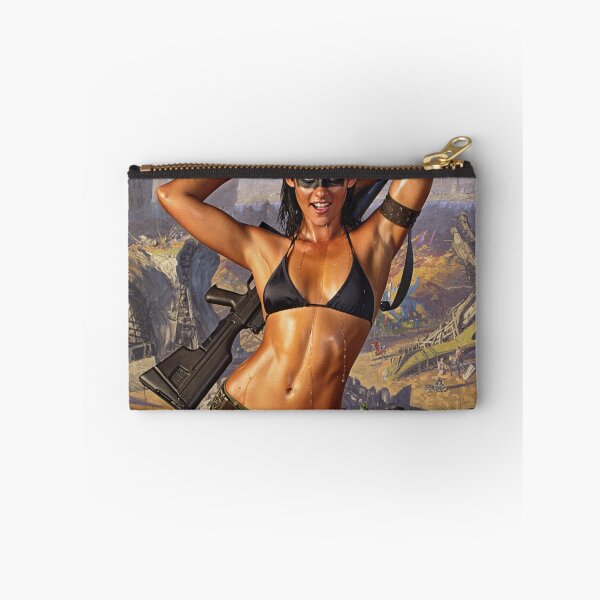 Item preview, Post Apocalyptic warrior woman resting after battle designed and sold by Vintage Designs +.