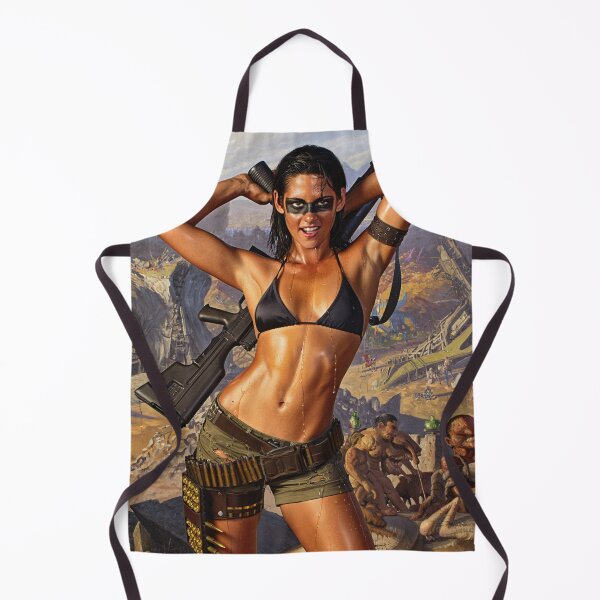 Item preview, Post Apocalyptic warrior woman resting after battle designed and sold by Vintage Designs +.