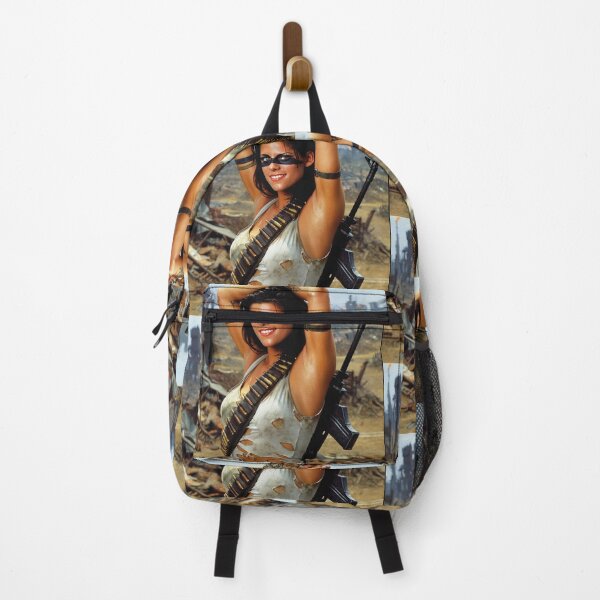Item preview, Post Apocalyptic warrior woman resting after battle designed and sold by Vintage Designs +.