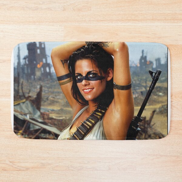 Item preview, Post Apocalyptic warrior woman resting after battle designed and sold by Vintage Designs +.