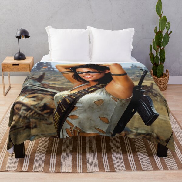 Item preview, Post Apocalyptic warrior woman resting after battle designed and sold by Vintage Designs +.