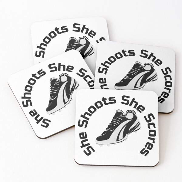 Item preview, She Shoots She Scores Funny Women’s Girls Soccer Football Mom Boot Cleat designed and sold by WhackingTax.