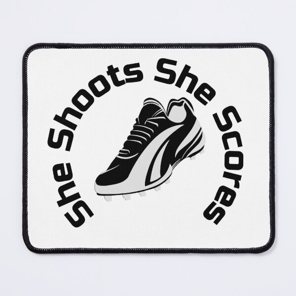Item preview, She Shoots She Scores Funny Women’s Girls Soccer Football Mom Boot Cleat designed and sold by WhackingTax.